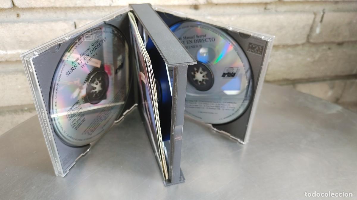CDs de m&uacute;sica: SERRAT EN DIRECTO-CAJA CON 2 CD - Foto 2