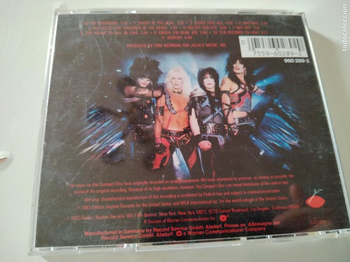 CDs de m&uacute;sica: Motley crue -shout at the devil - Foto 2