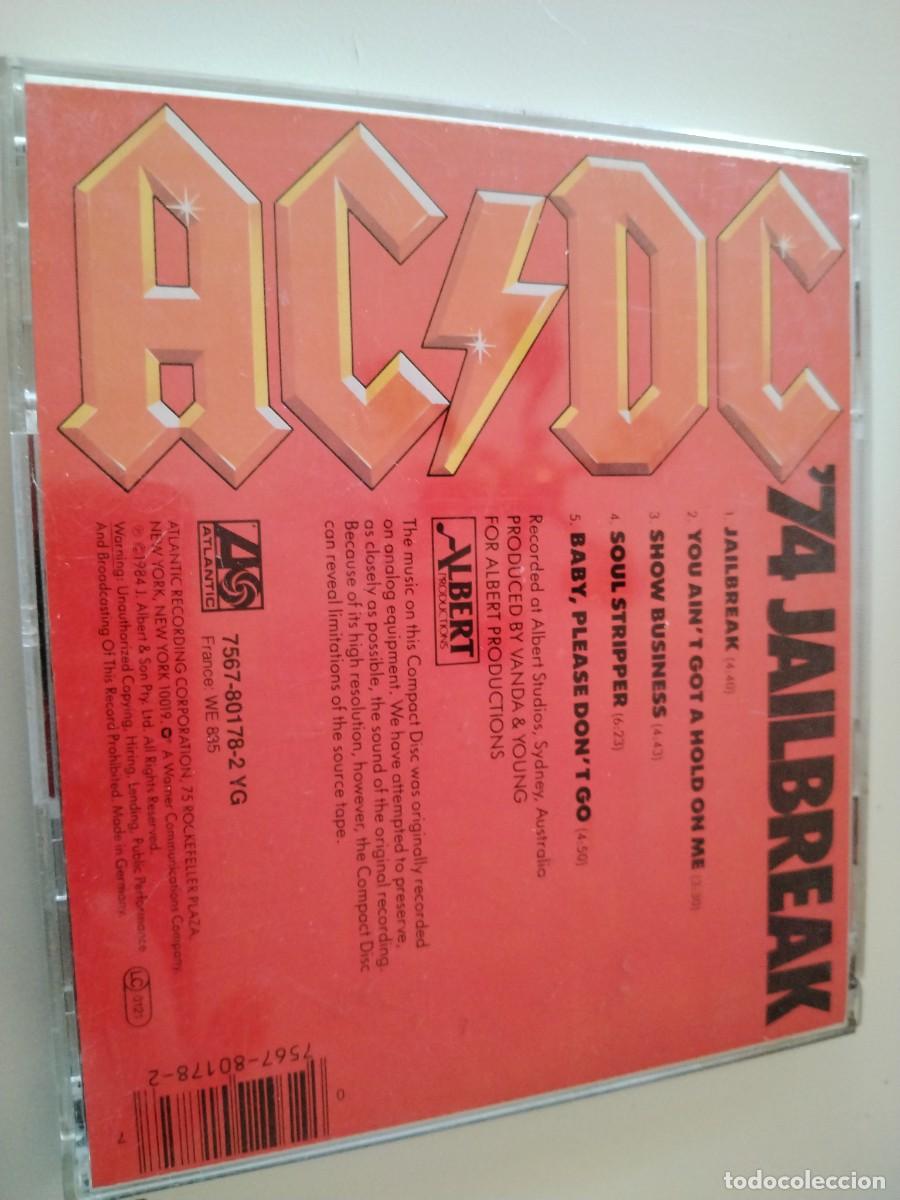 CDs de m&uacute;sica: AC/DC - 74 JAILBREAK - Foto 2