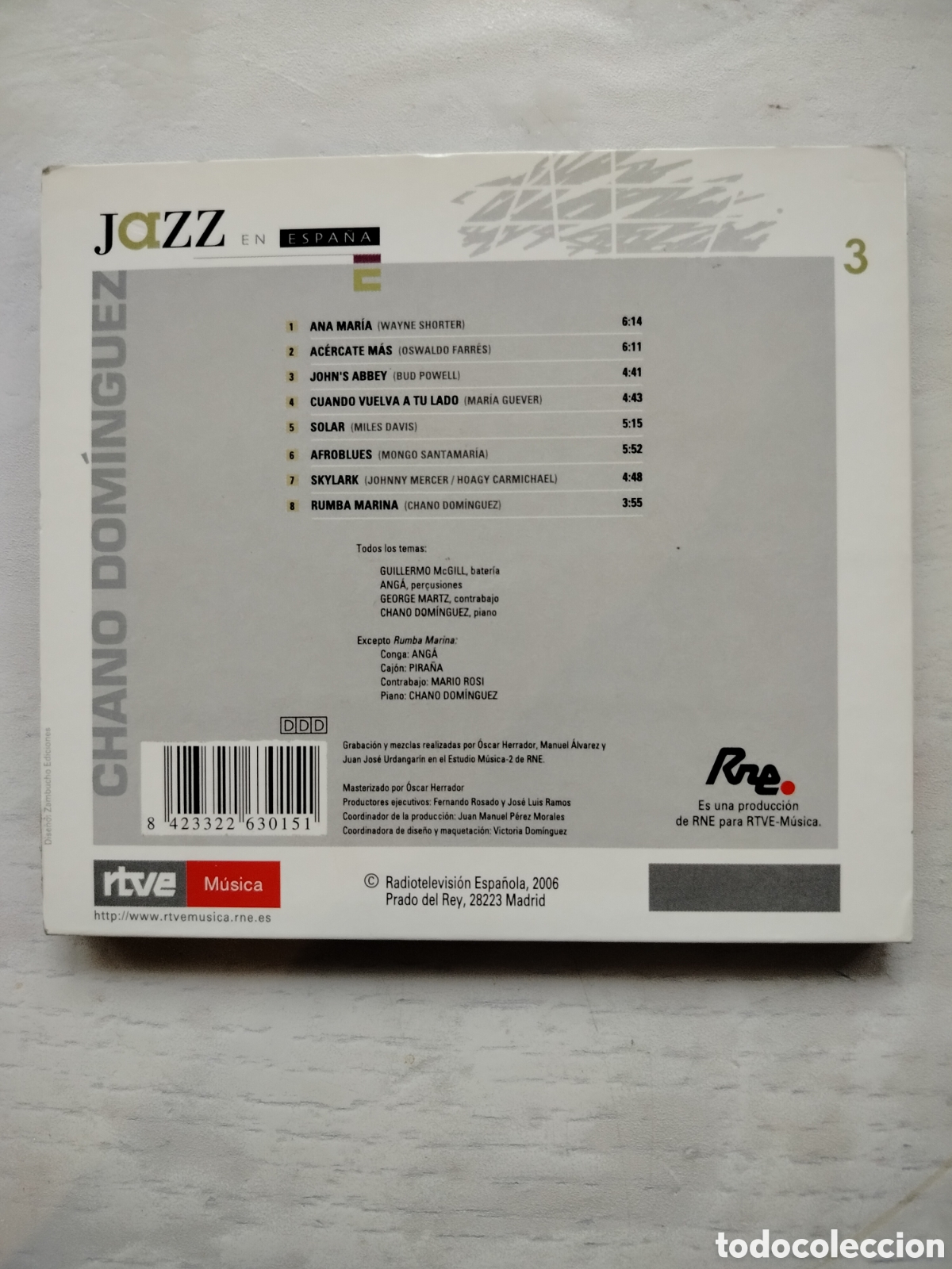 CDs de m&uacute;sica: CD Chano Dom&iacute;nguez.. - Foto 2