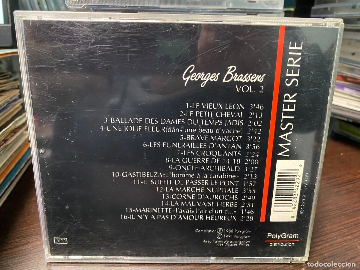 CDs de m&uacute;sica: Georges Brassens - Master Serie Vol. 2 (CD) - Foto 2