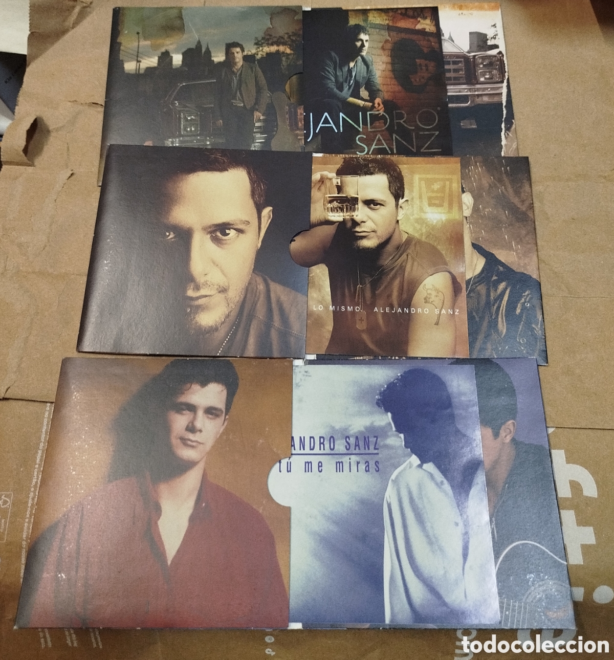 CDs de m&uacute;sica: Alejandro Sanz. 6 car&aacute;tulas con libretos - Foto 2