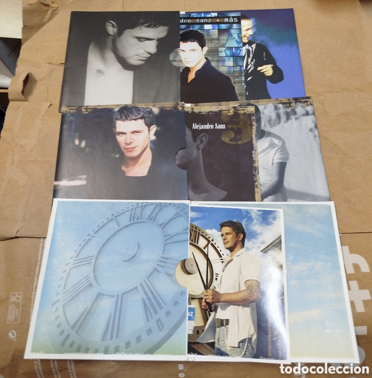 CDs de m&uacute;sica: Alejandro Sanz. 6 car&aacute;tulas con libretos - Foto 3