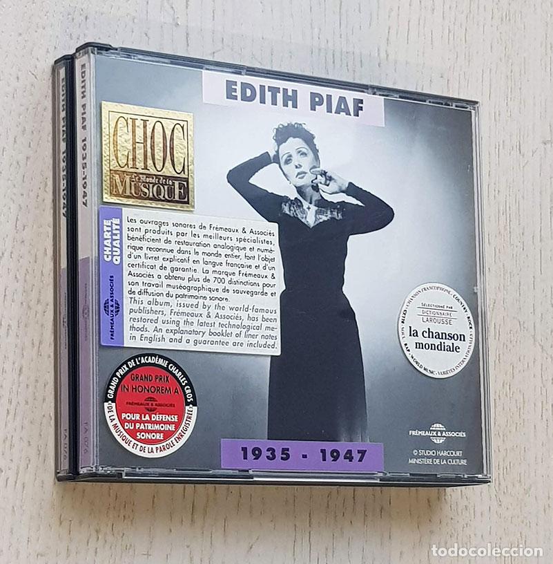 CDs de m&uacute;sica: EDITH PIAF 1935-1947 (double CD) - Foto 1