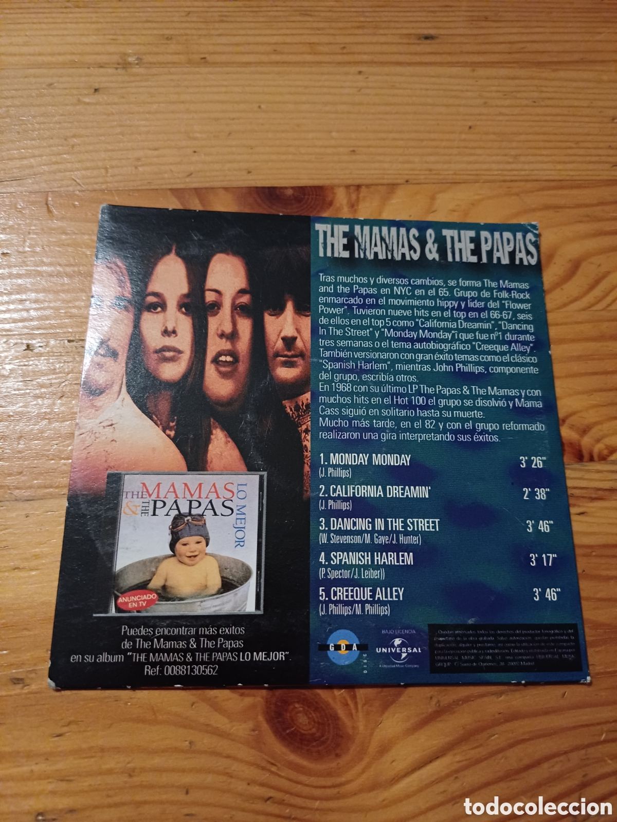 CDs de m&uacute;sica: The mamas & The papas Grandes Exitos - Foto 2