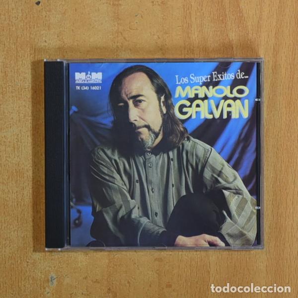 CDs de m&uacute;sica: MANOLO GALVAN - LOS SUPER EXITOS DE MANOLO GALVAN - CD - Foto 1