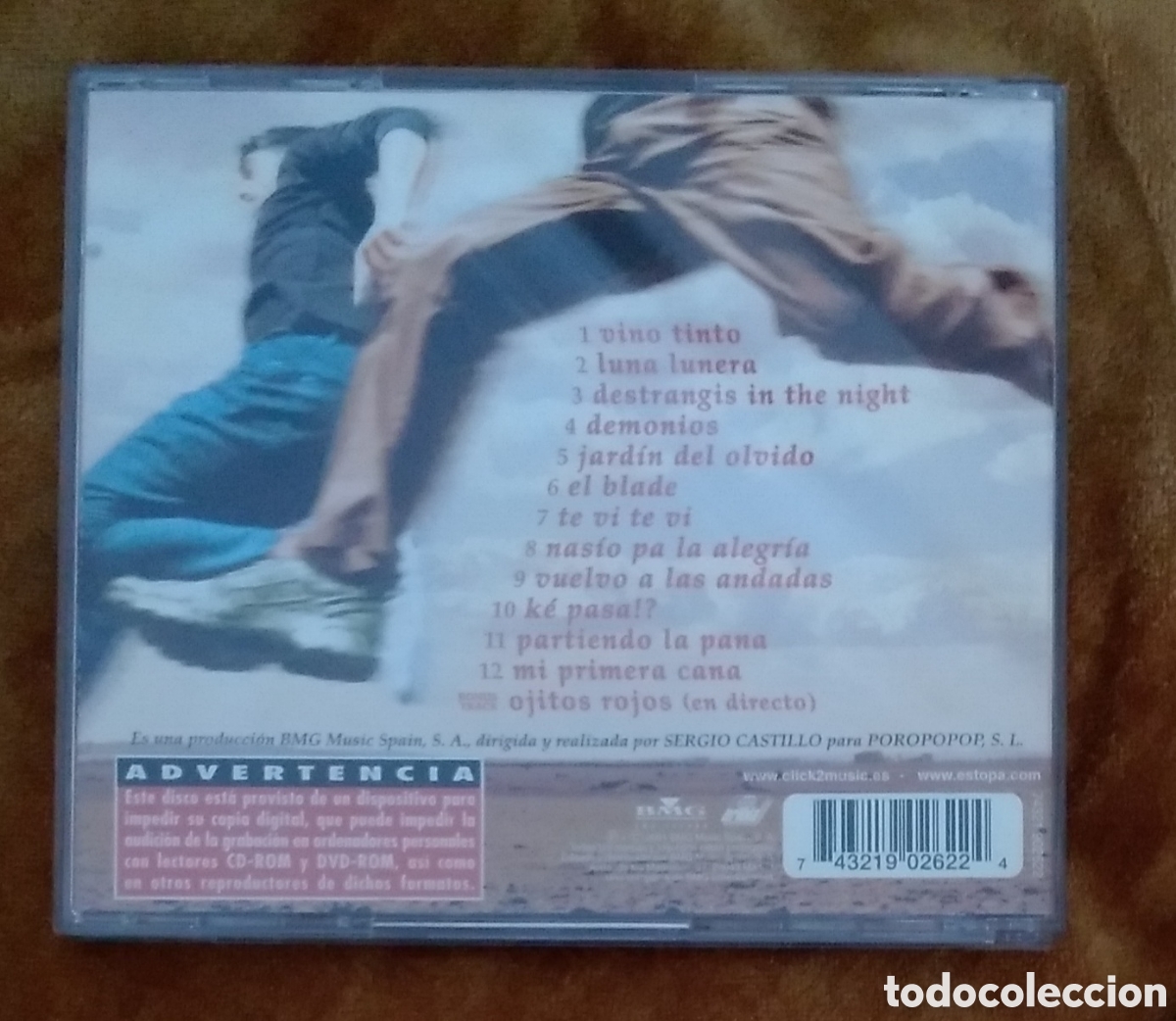 CDs de m&uacute;sica: CD ESTOPA. DESTRANGIS - Foto 2