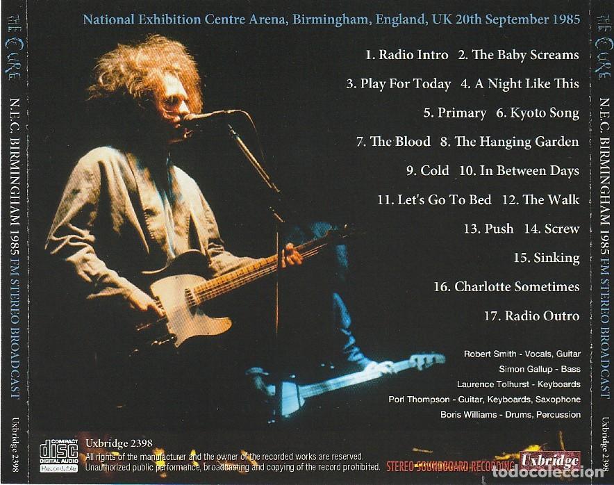 CDs de m&uacute;sica: CD The CURE - Live Birmingham 1985 - Foto 2