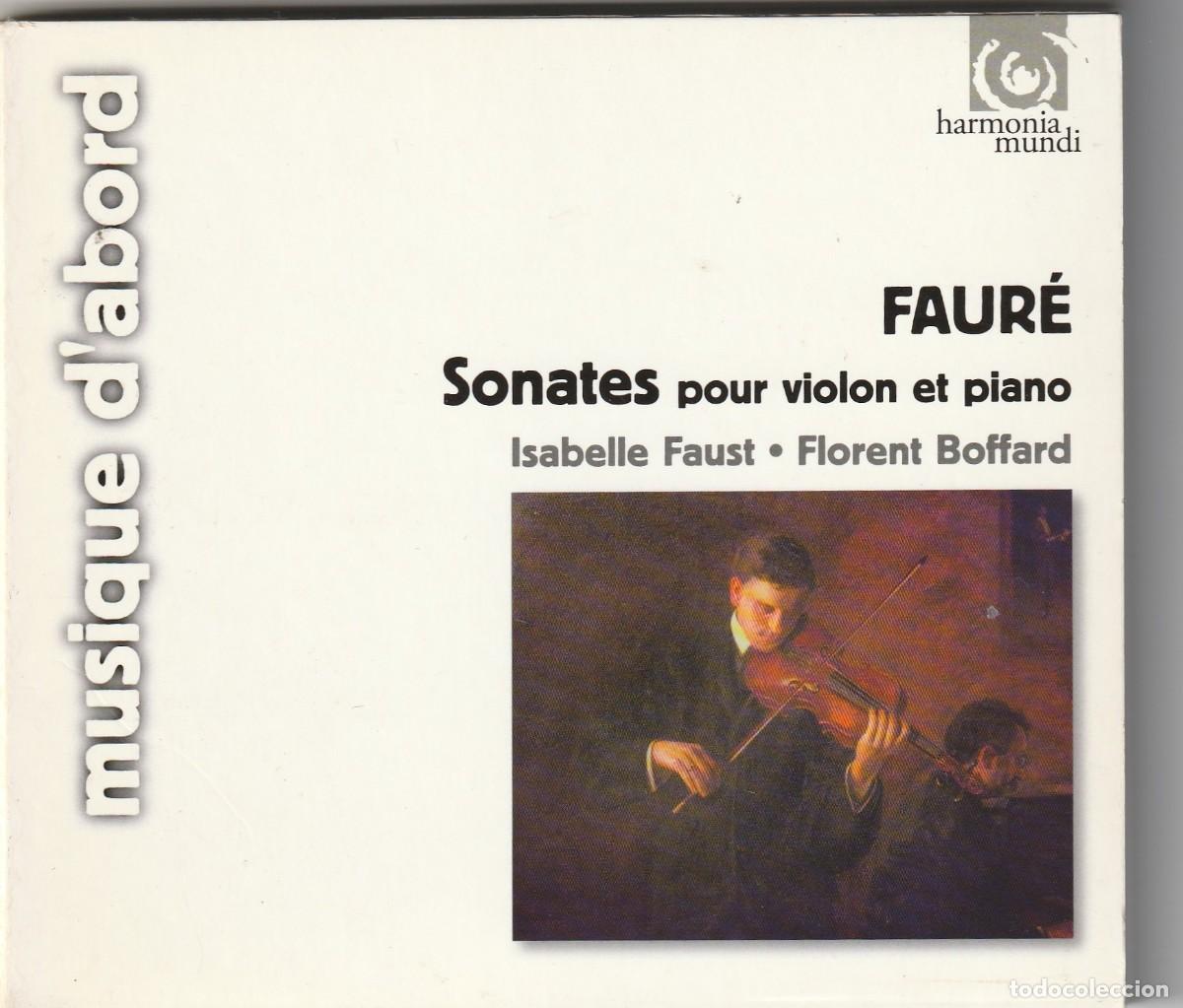 CD de M&uacute;sica: FAURE - SONATES POUR VIOLON ET PIANO (CD HARMONIA MUNDI 2008)