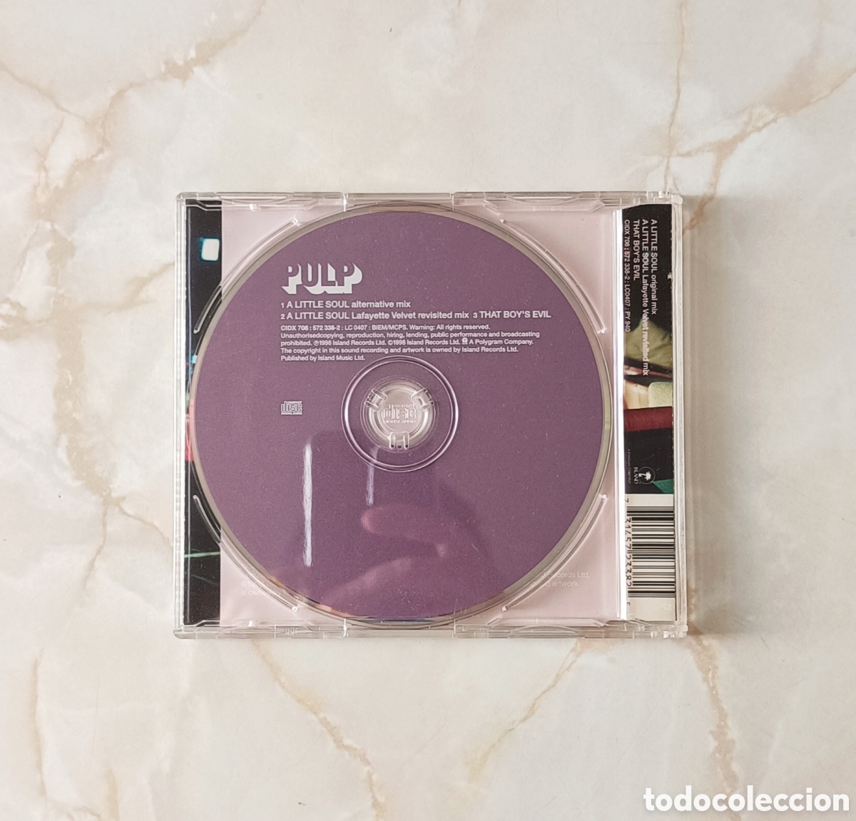 CDs de m&uacute;sica: Pulp - A Little Soul [Single] - Foto 2