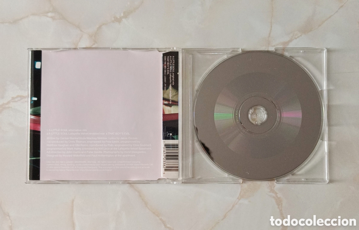 CDs de m&uacute;sica: Pulp - A Little Soul [Single] - Foto 3