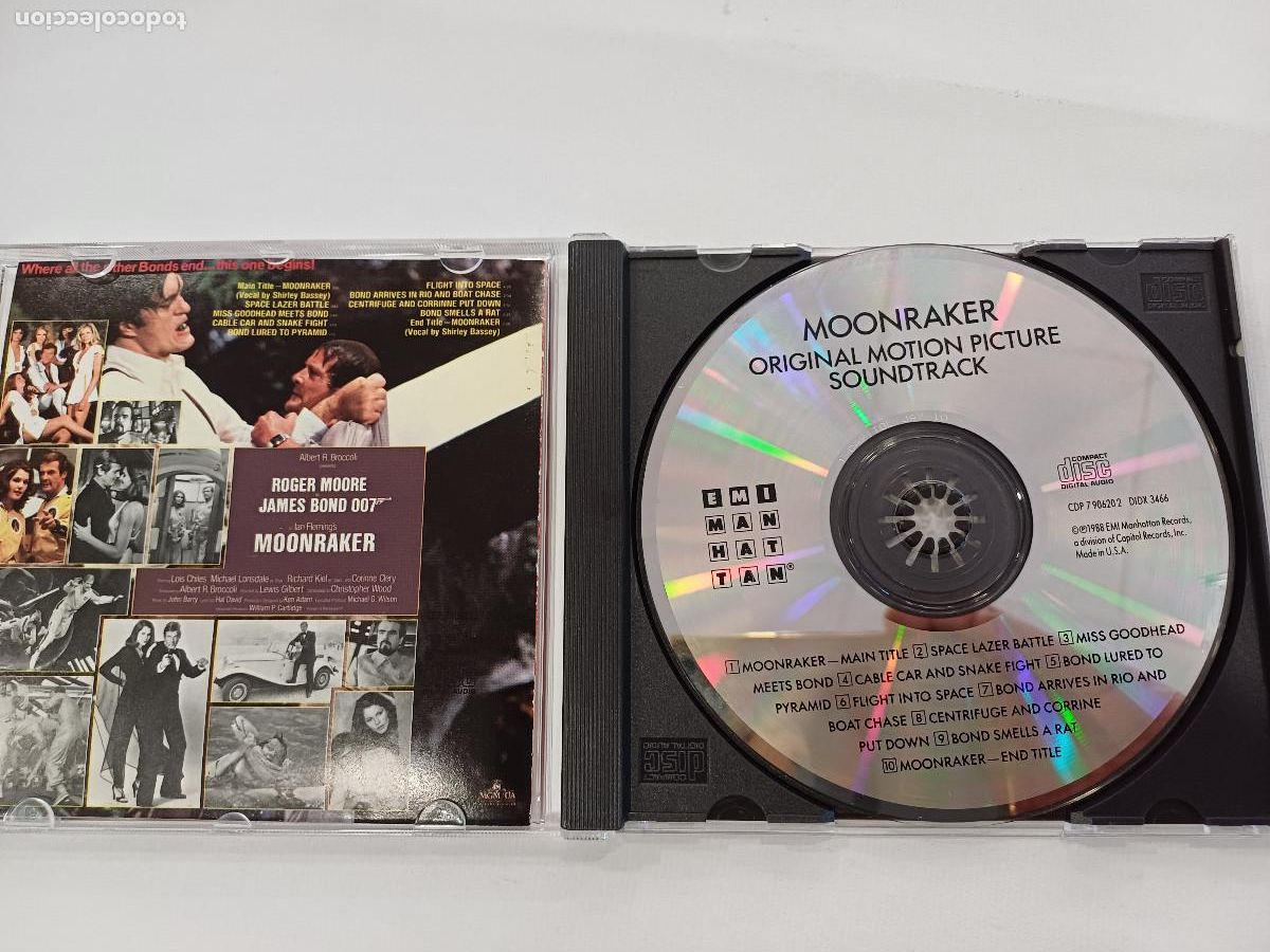 CDs de m&uacute;sica: JAMES BOND 007/MOONRAKER/CD. - Foto 2