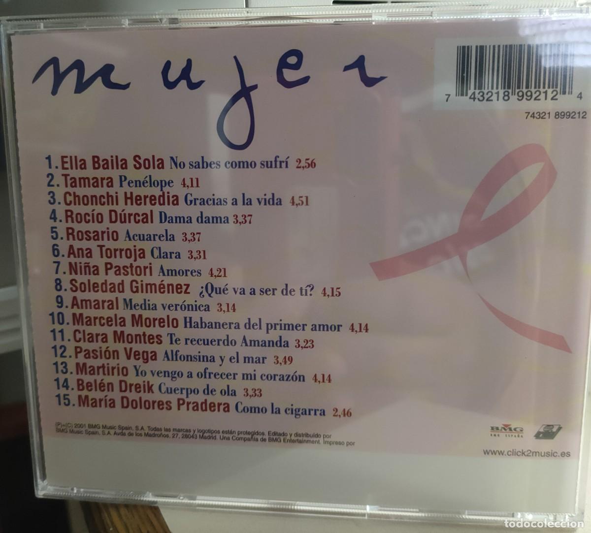 CDs de m&uacute;sica: Varios. Mujer. (CD)Compilation - Foto 4