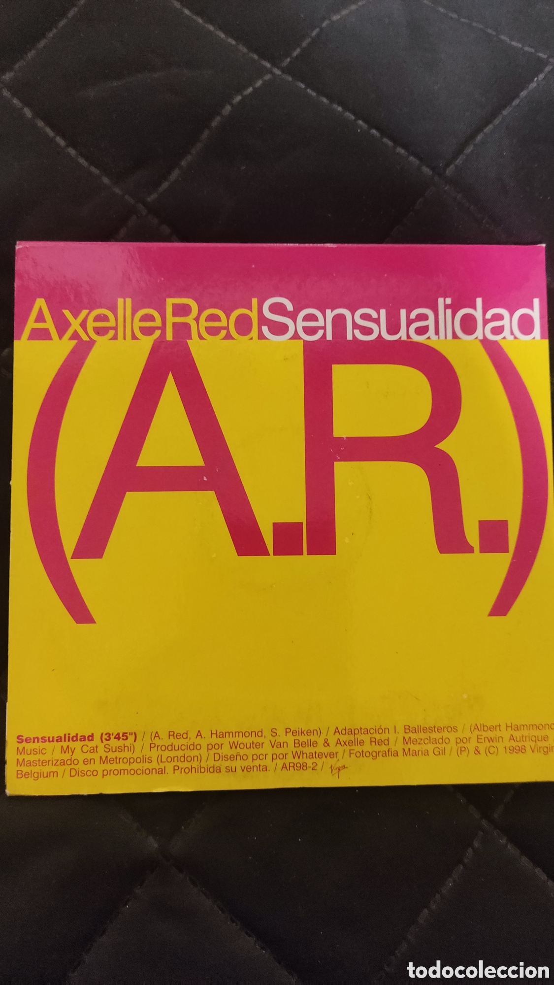 CDs de m&uacute;sica: AXELLE RED - SENSUALIDAD CD SINGLE - Foto 2