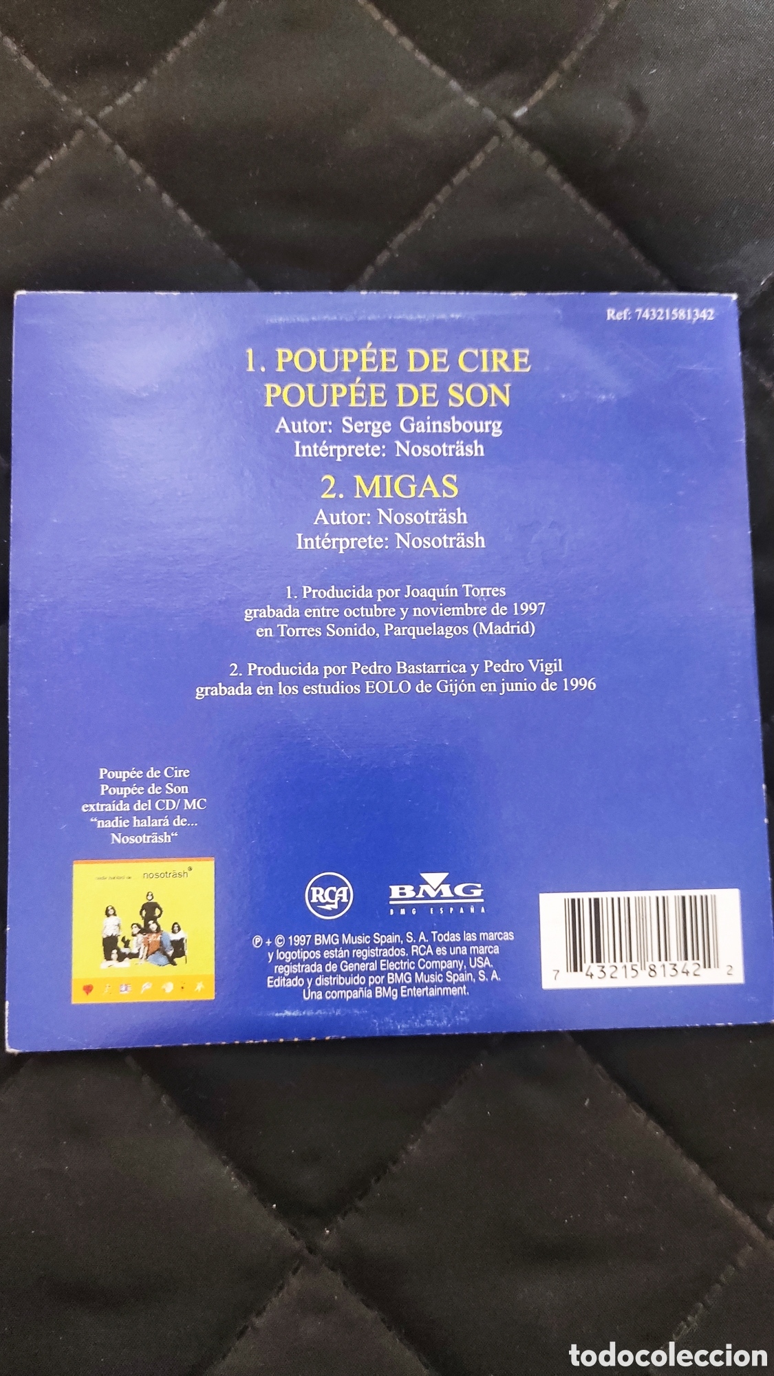 CDs de m&uacute;sica: NOSOTRASH - POUPEE DE CIRE POUPEE DE SON - Foto 2