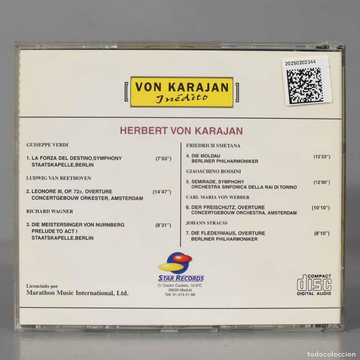CDs de m&uacute;sica: CD. KARAJAN INEDITO 2 - Foto 2