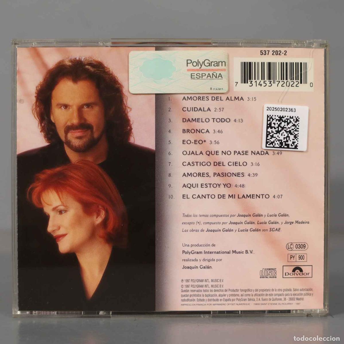 CDs de m&uacute;sica: CD. Pimpinela &ndash; Pasiones - Foto 2