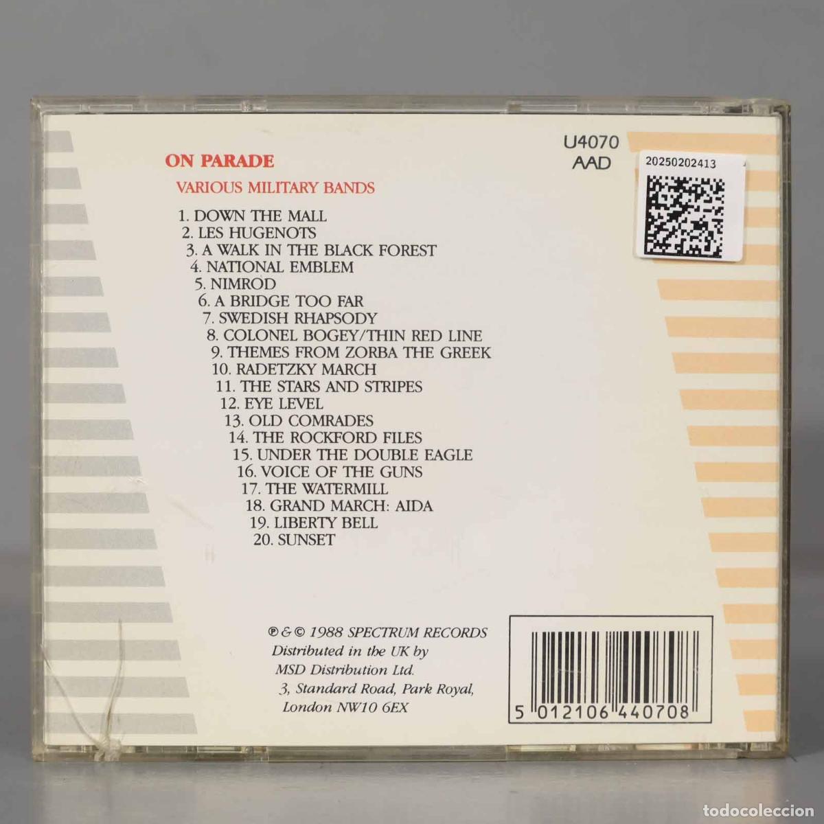 CDs de m&uacute;sica: CD. Various &ndash; On Parade (Various Military Bands) - Foto 2