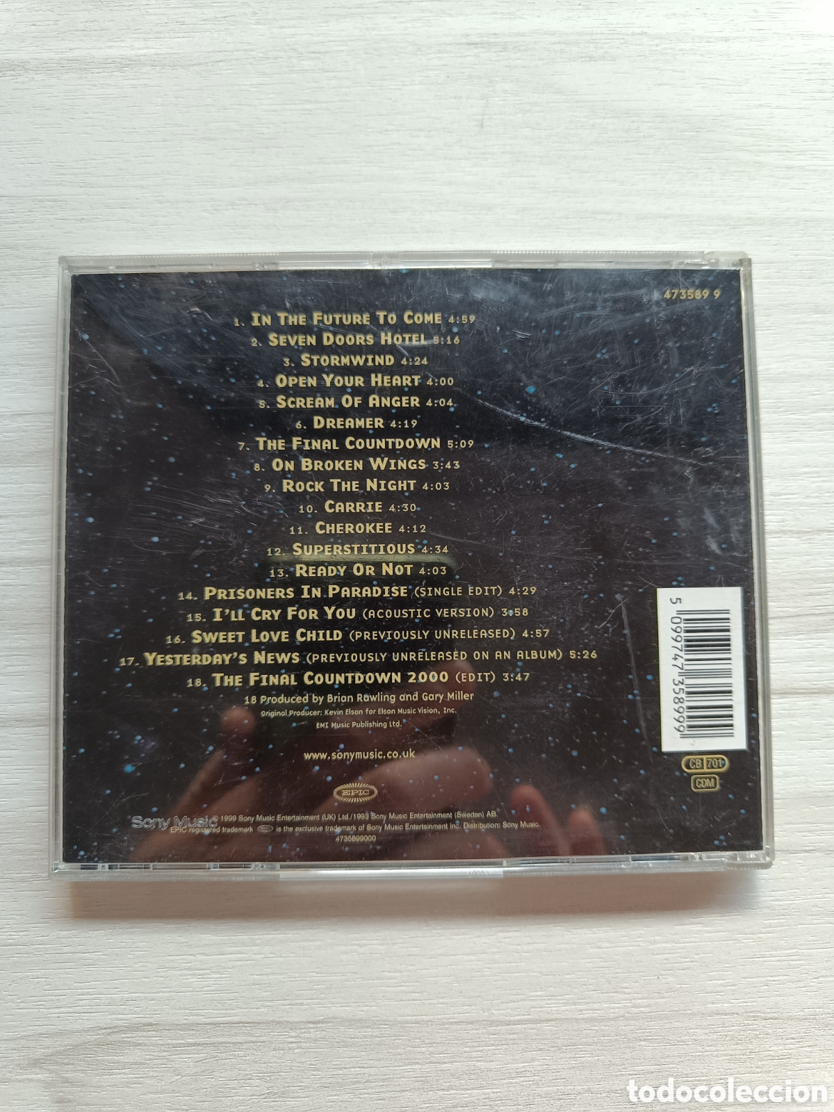 CDs de m&uacute;sica: Europe CD 1982 - 2000 - Foto 2