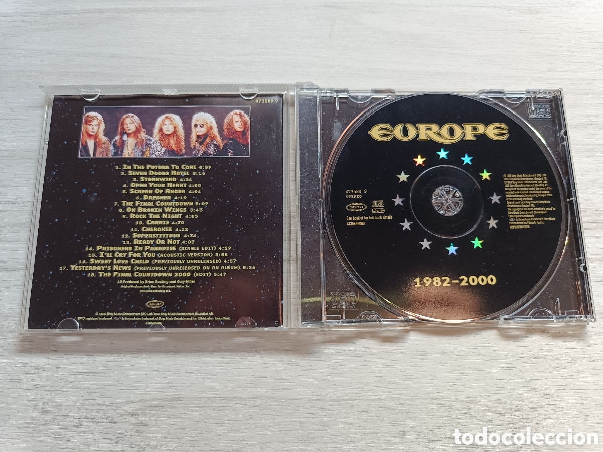 CDs de m&uacute;sica: Europe CD 1982 - 2000 - Foto 3