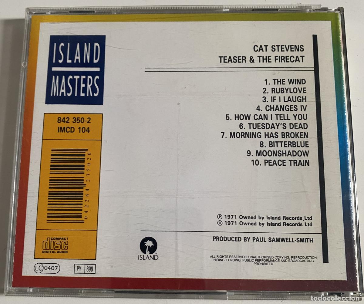 CDs de m&uacute;sica: CAT STEVENS - TEASER & THE FIRECAT - ISLAND MASTERS - Foto 2
