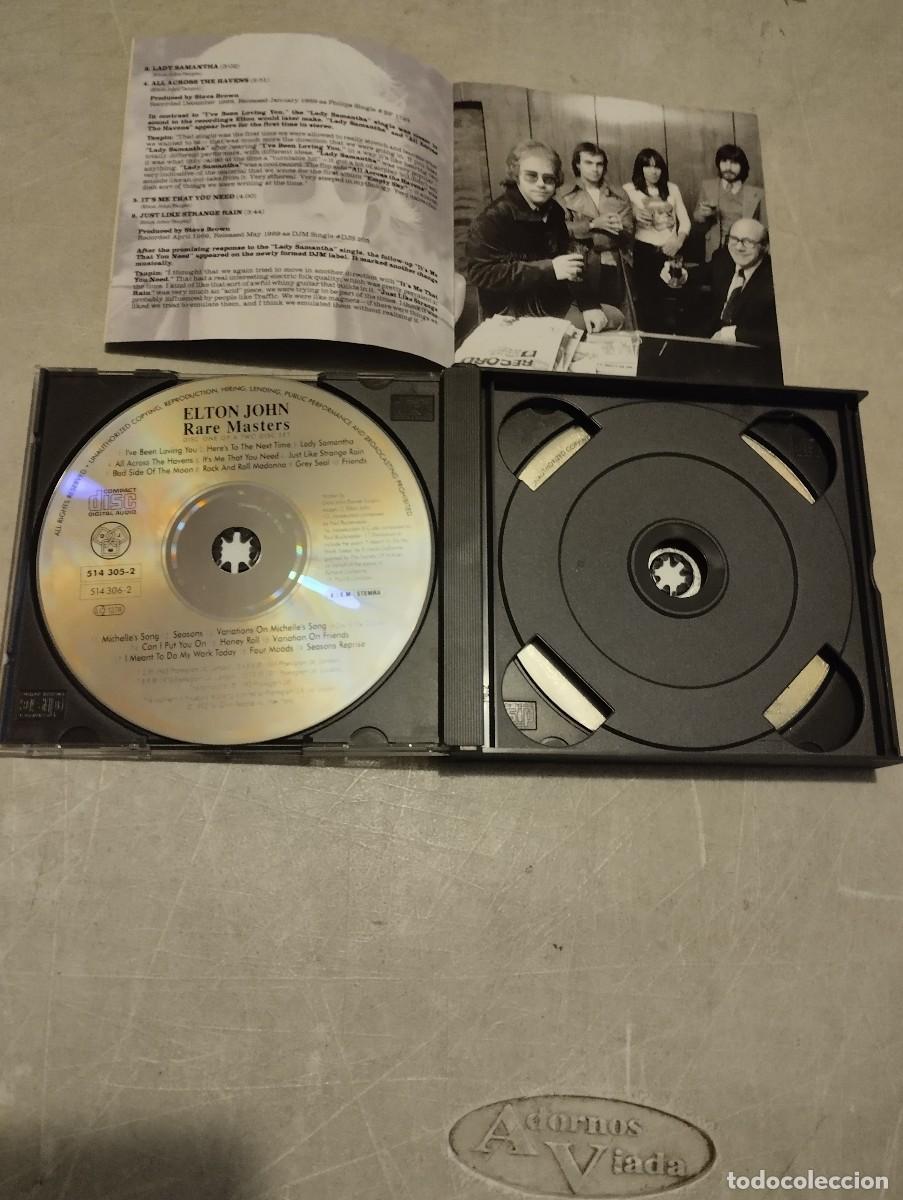 CDs de m&uacute;sica: Elton John Doble CD Rare Masters + libreto - Foto 2