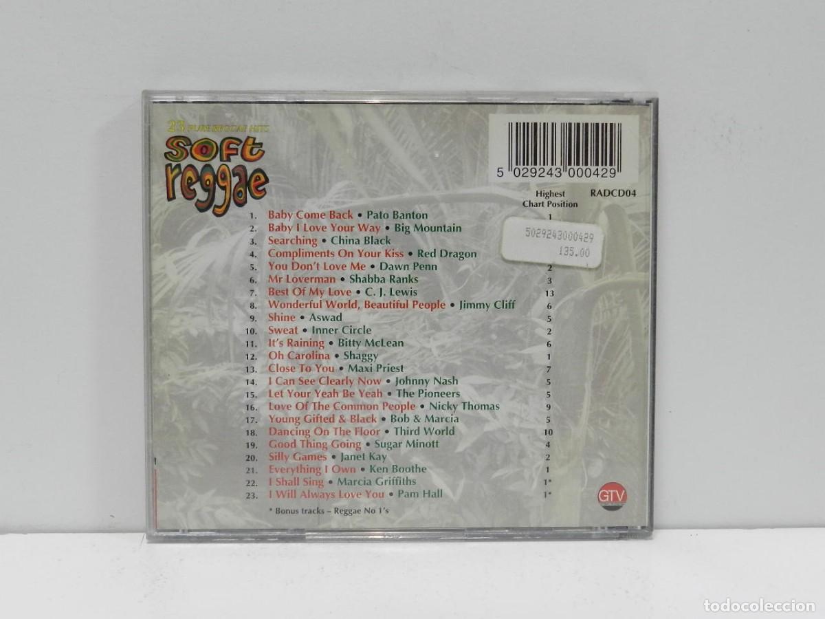 CDs de m&uacute;sica: DISCO CD. Soft Reggae. COMPACT DISC. - Foto 2