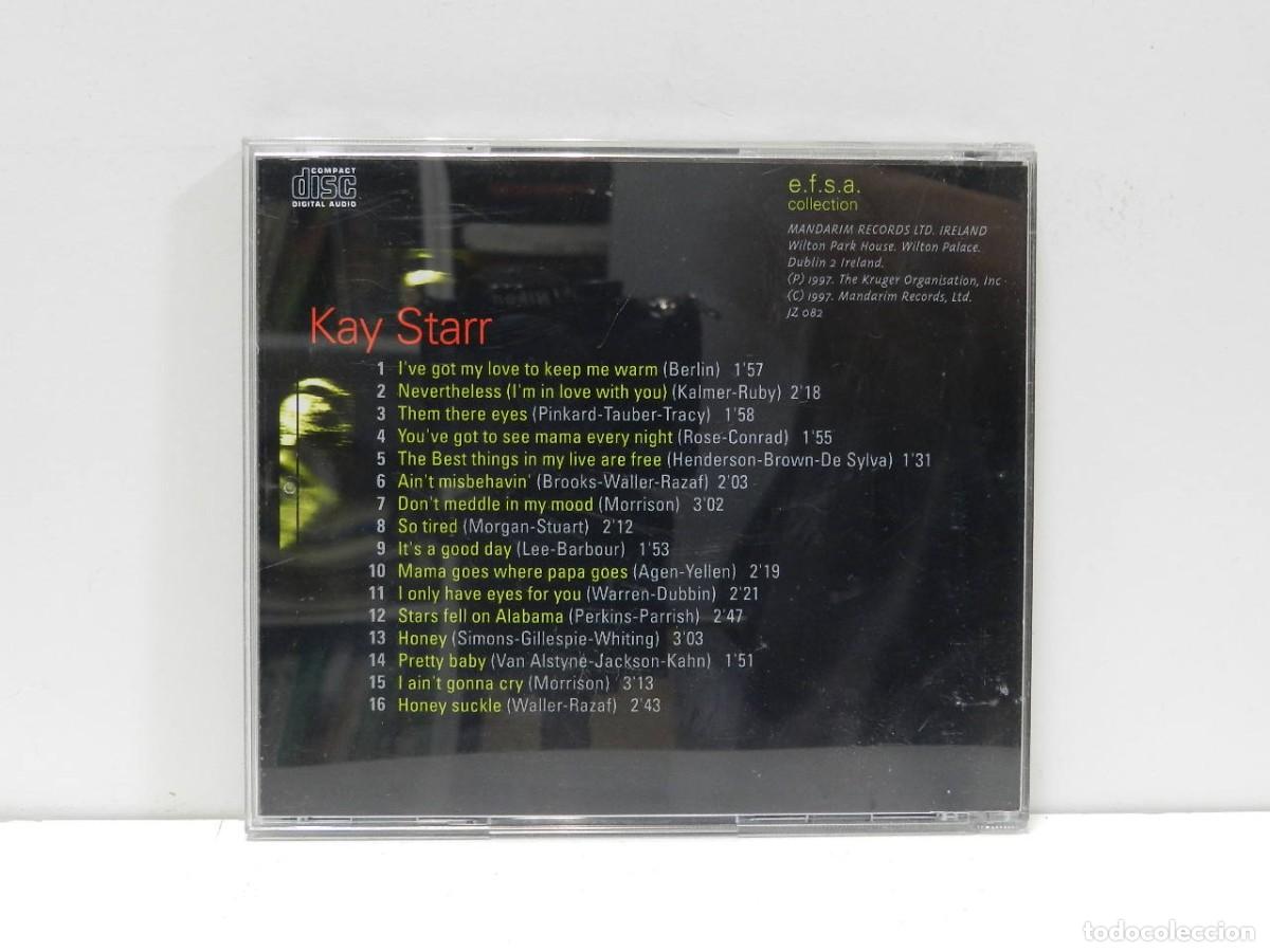 CDs de m&uacute;sica: DISCO CD. Kay Starr &ndash; Jazz Masters - 100 Ans De Jazz. COMPACT DISC. - Foto 2