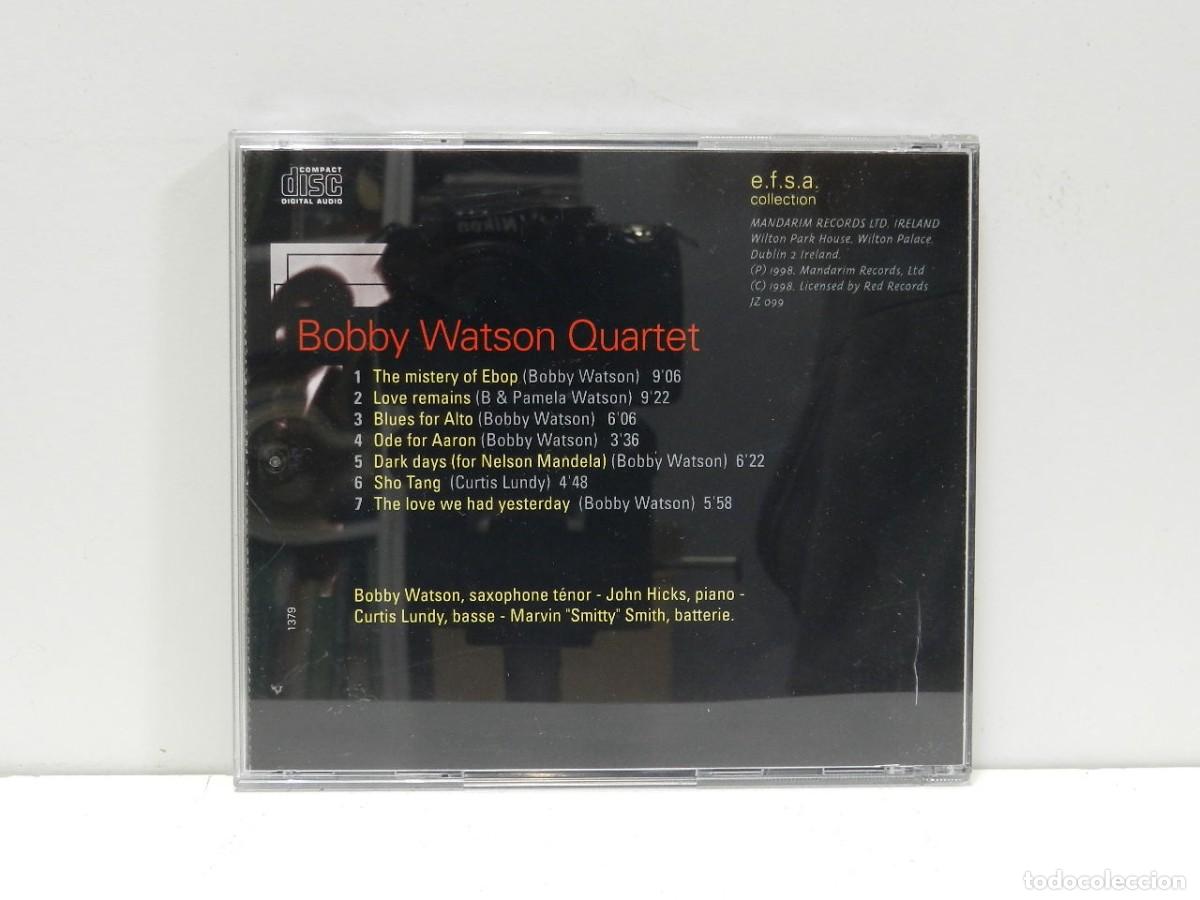CDs de m&uacute;sica: DISCO CD. Bobby Watson Quartet &ndash; Jazz Masters - 100 Ans De Jazz. COMPACT DISC. - Foto 2