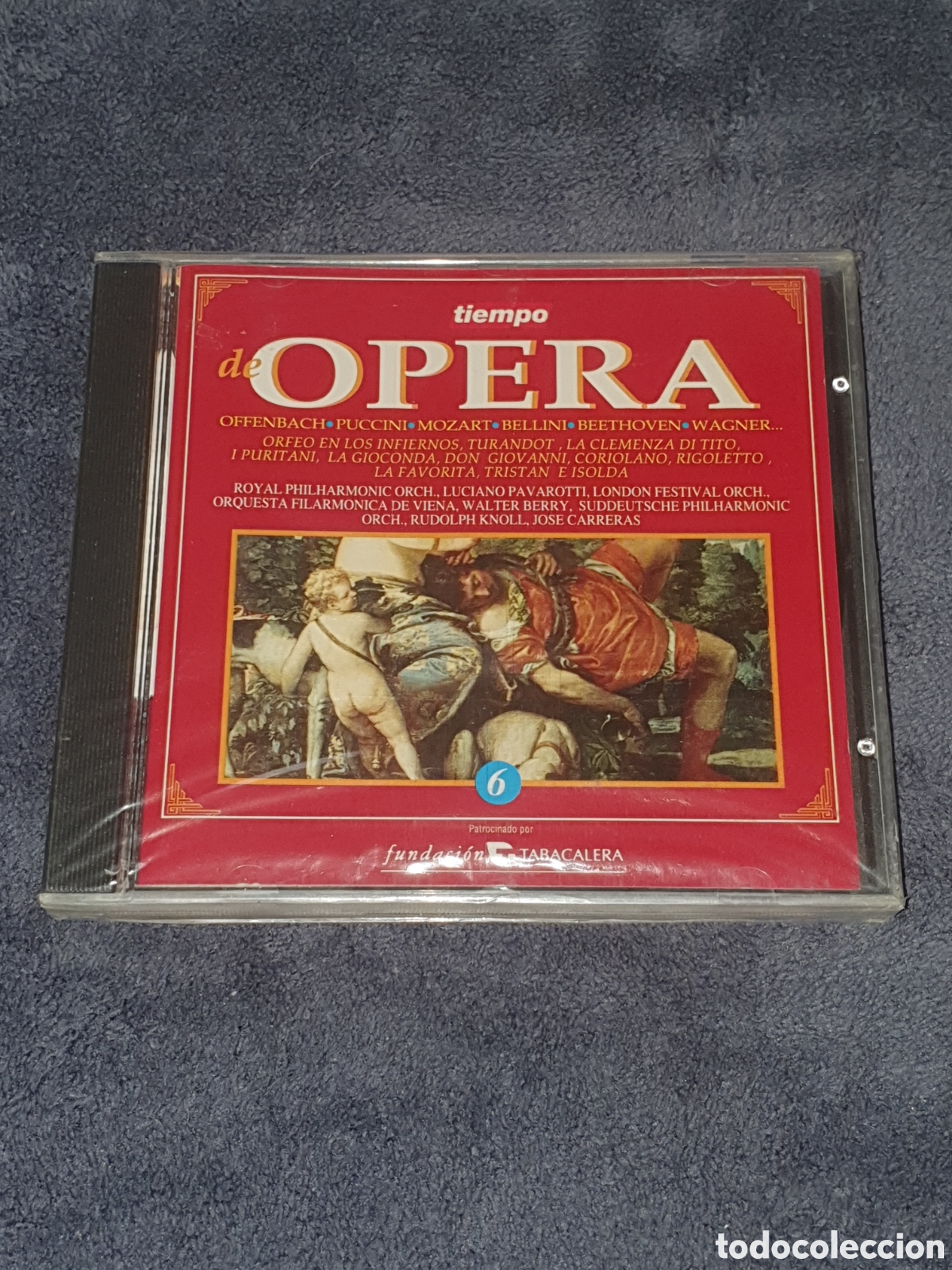CDs de m&uacute;sica: CD-6. Tiempo De &Oacute;pera Vol. 6, Nuevo, Precintado Original, Sin Estrenar Ni Usar.