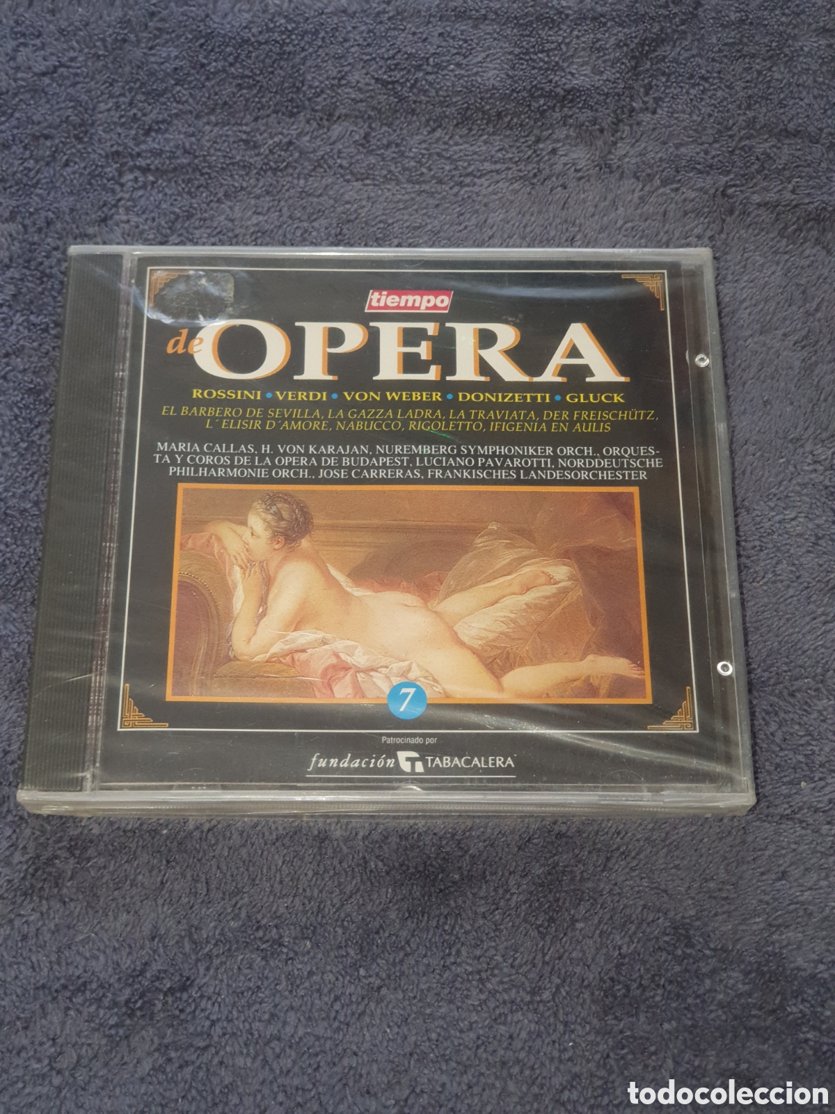CDs de m&uacute;sica: CD-6. Tiempo De &Oacute;pera Vol. 7, Nuevo, Precintado Original, Sin Estrenar Ni Usar.