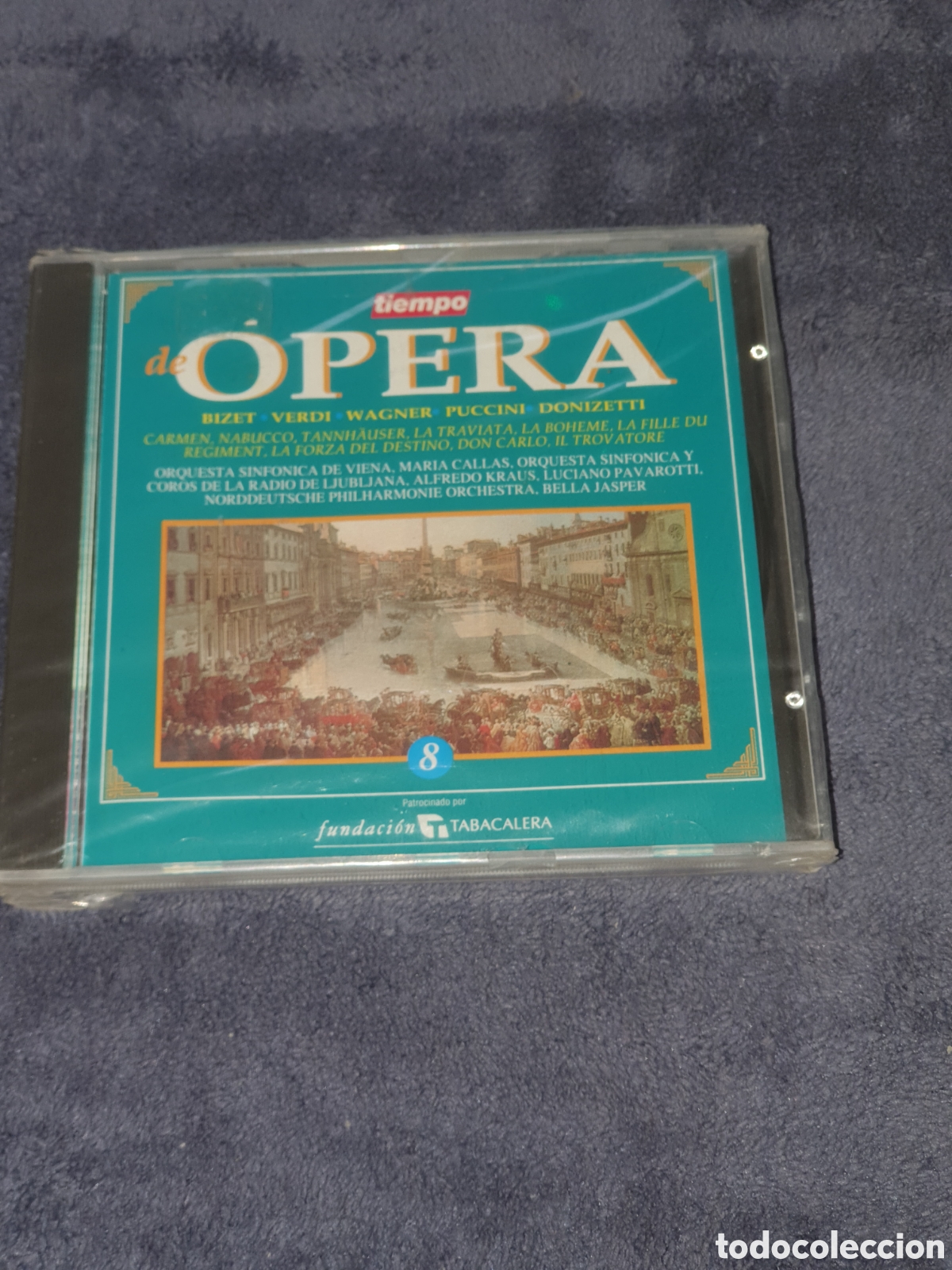 CDs de m&uacute;sica: CD-6. Tiempo De &Oacute;pera Vol. 8, Nuevo, Precintado Original, Sin Estrenar Ni Usar.