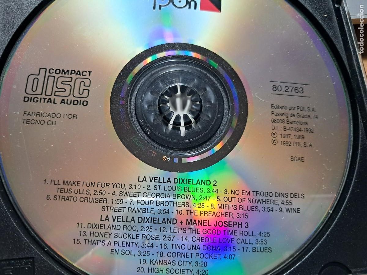 CDs de m&uacute;sica: CD: LA VELLA DIXIELAND - Foto 2