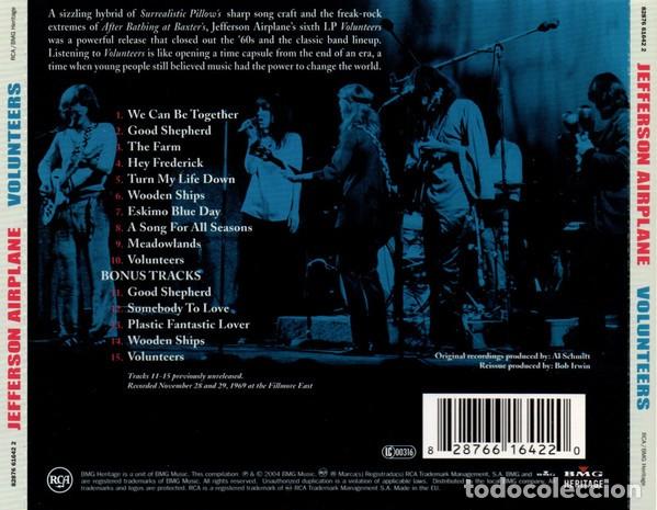 CDs de m&uacute;sica: Jefferson Airplane &ndash; Volunteers - Foto 2