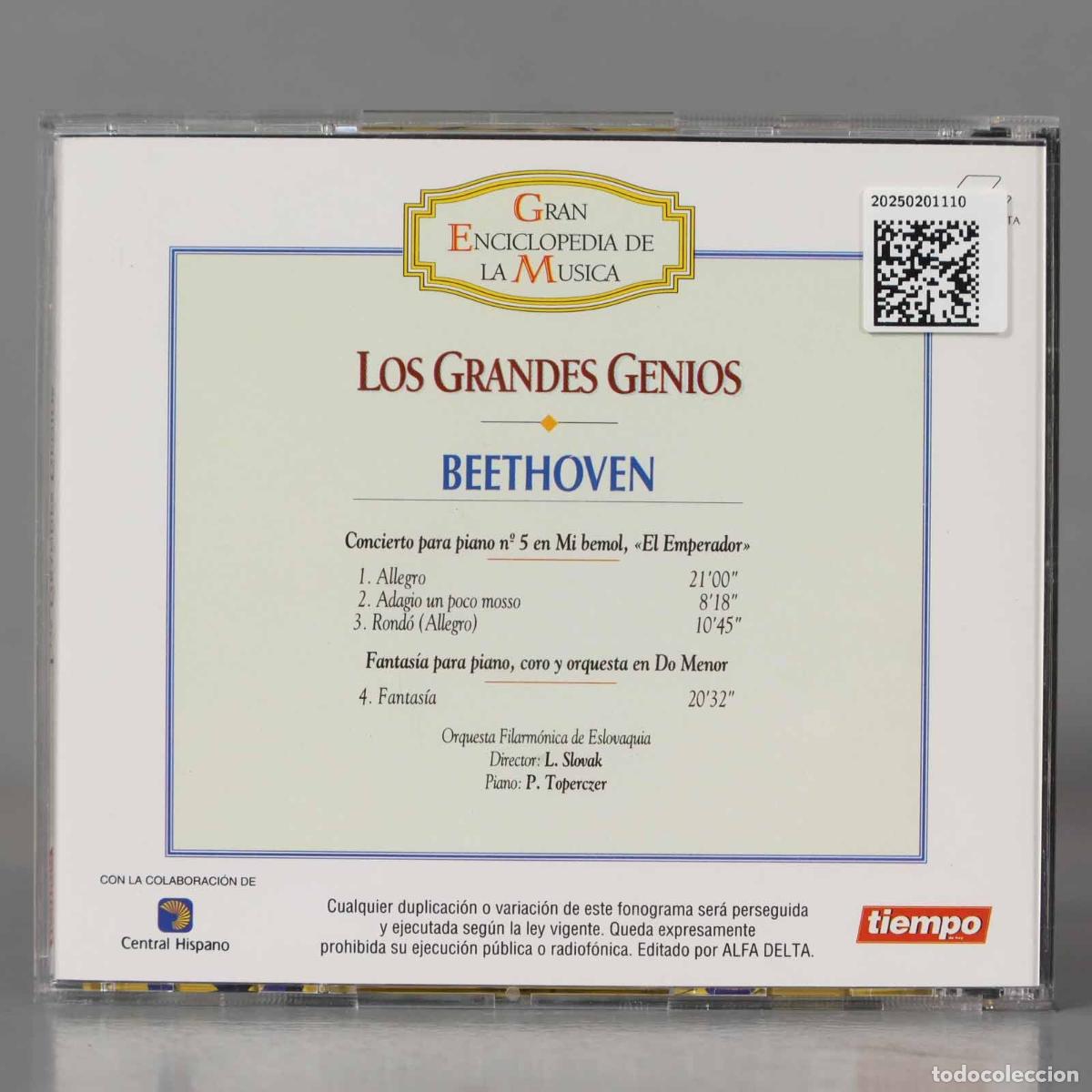 CDs de m&uacute;sica: CD. LOS GRANDES GENIOS 8 BEETHOVEN - Foto 2