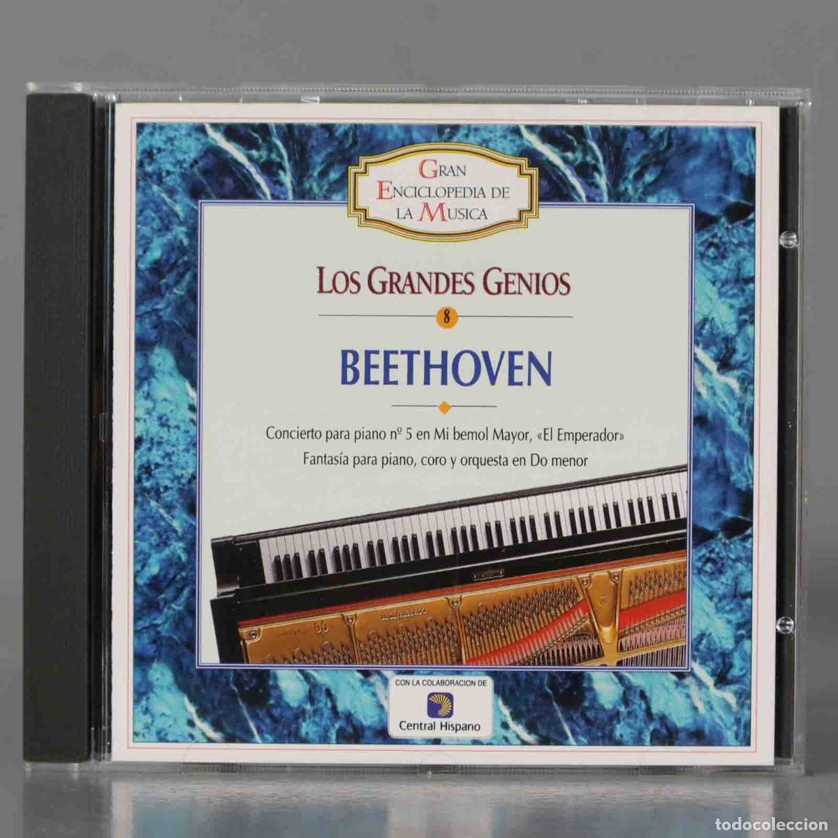 CDs de m&uacute;sica: CD. LOS GRANDES GENIOS 8 BEETHOVEN - Foto 1