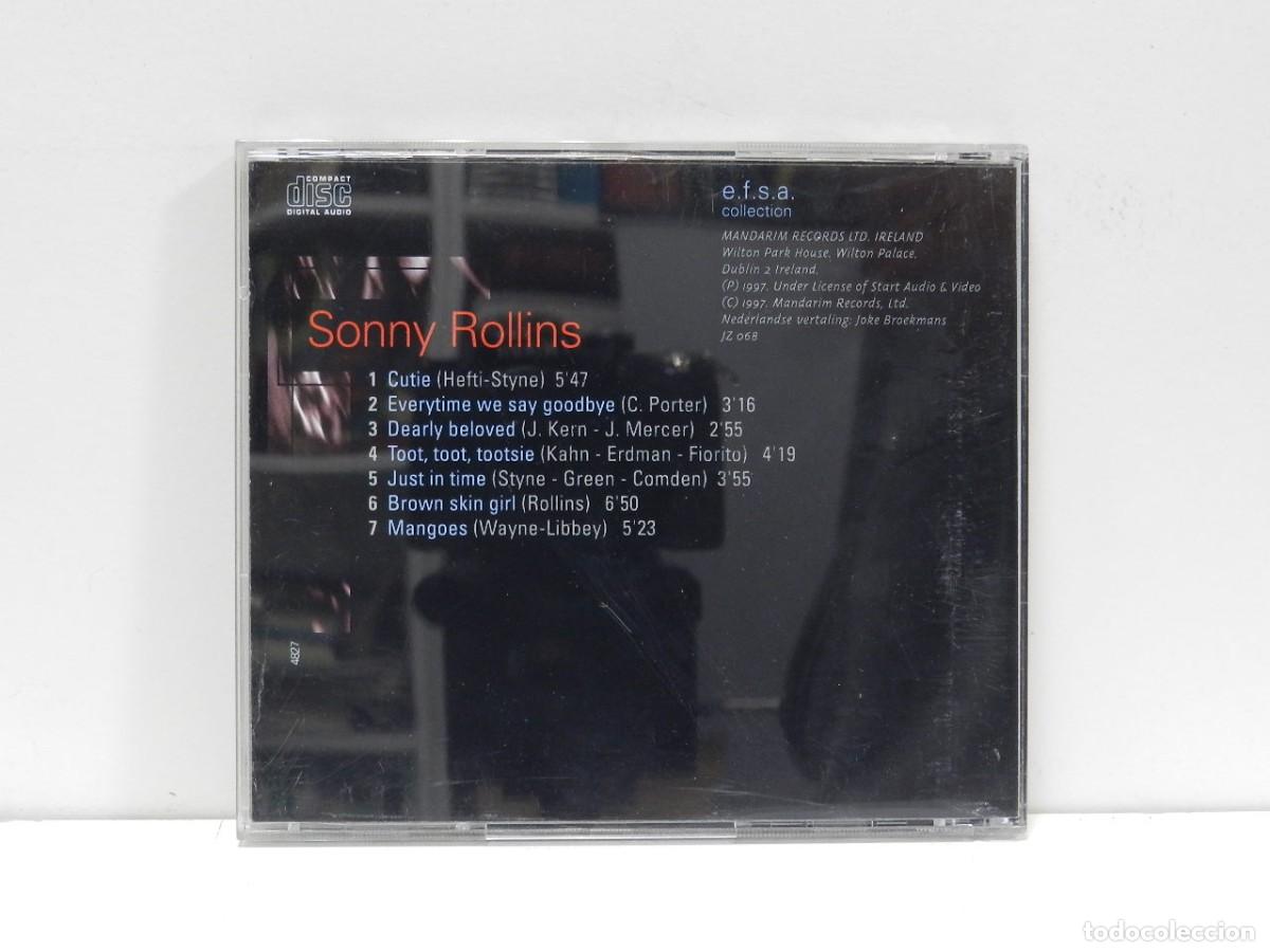 CDs de m&uacute;sica: DISCO CD. Sonny Rollins &ndash; Jazz Masters. COMPACT DISC. - Foto 2
