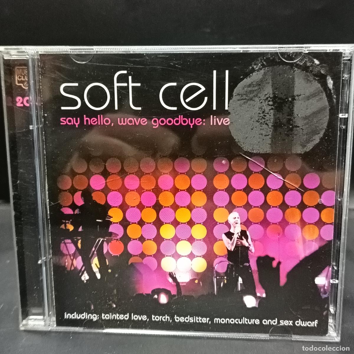 CDs de m&uacute;sica: SOFT CELL, SAY HELLO, WAVE GOODBYE. LIVE. 2CDs ELECTRONICA - Foto 1