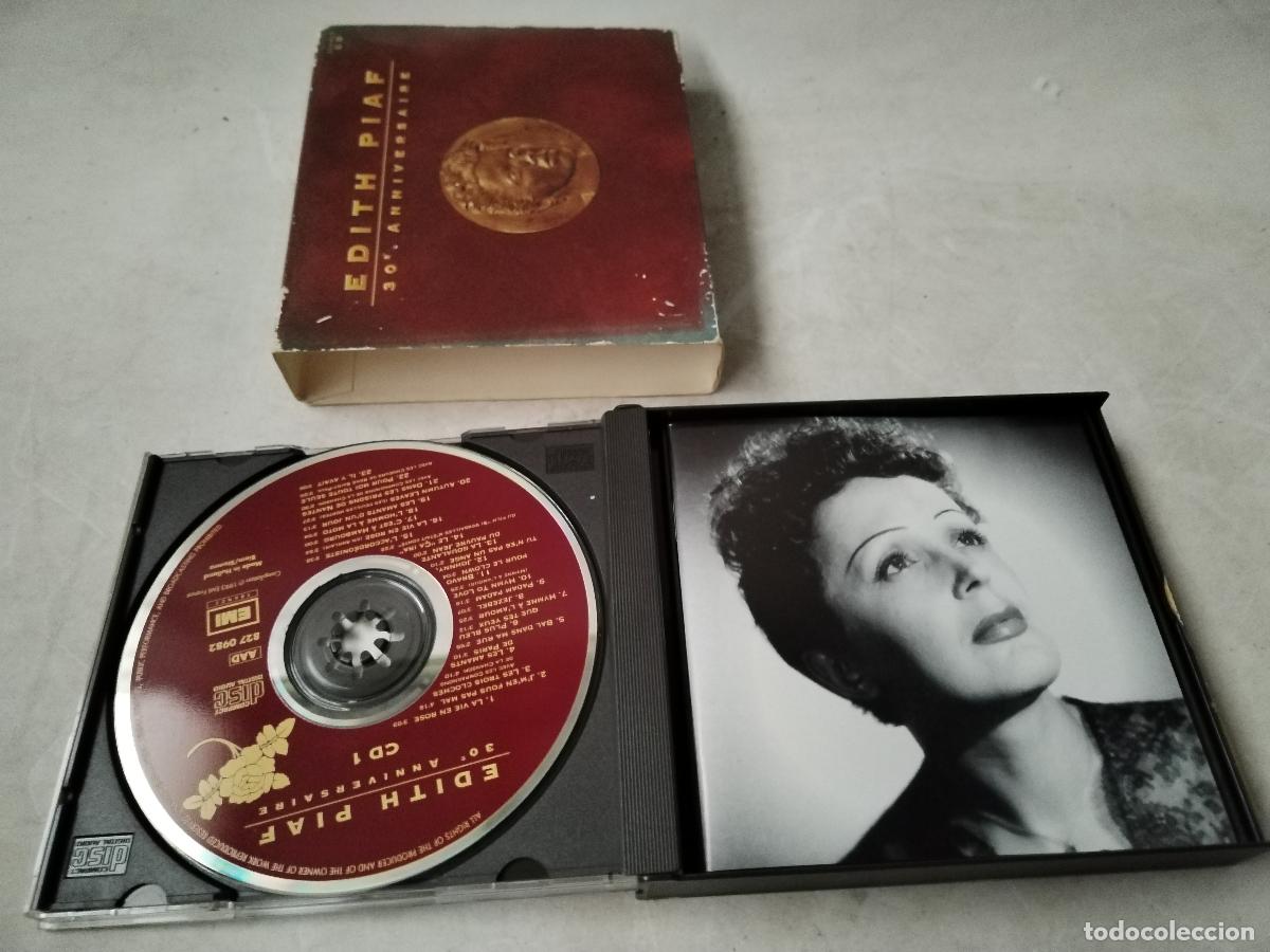 CDs de m&uacute;sica: edith piaf, 30 aniversario, 2cd - c150 - Foto 2