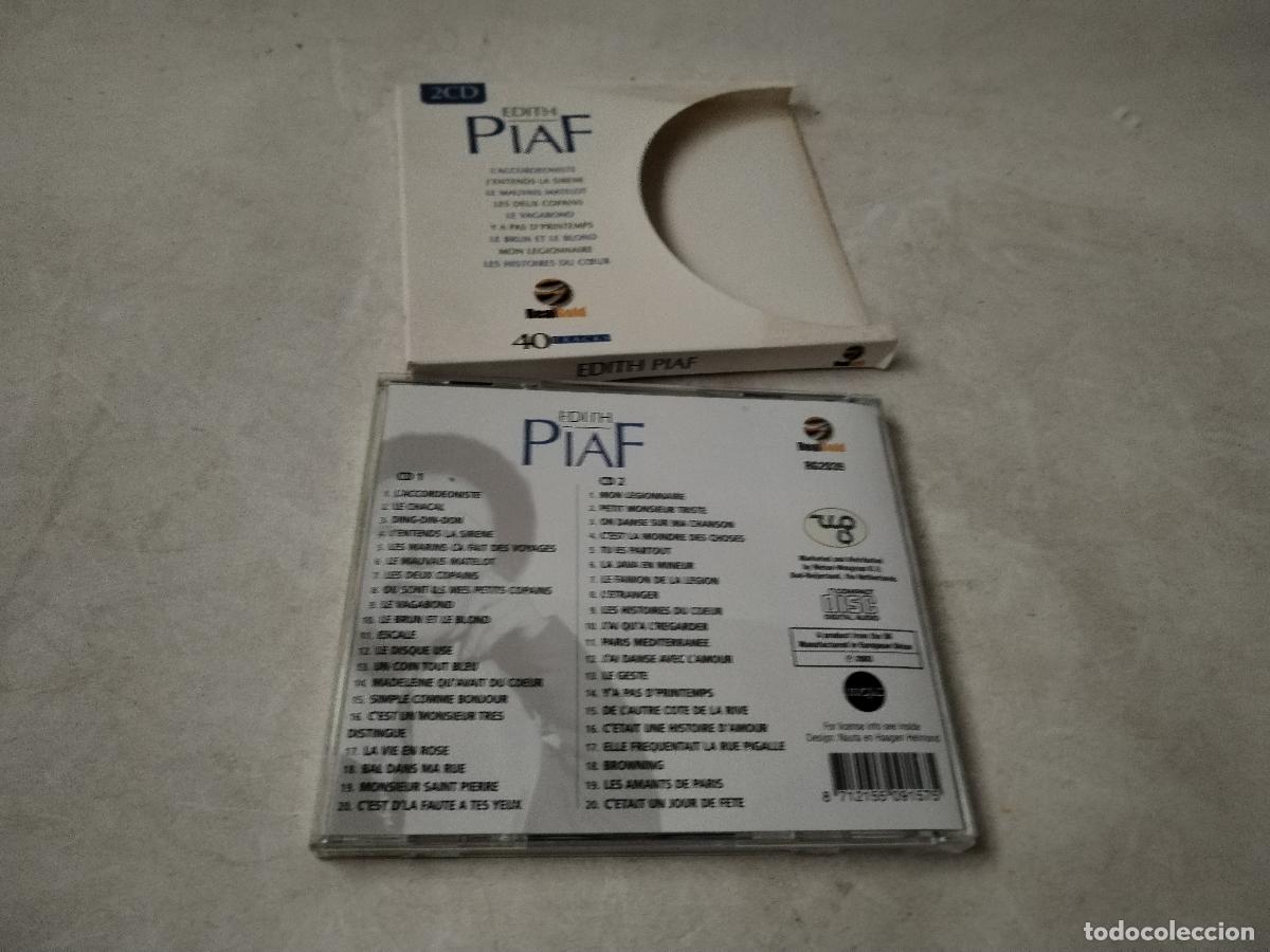 CDs de m&uacute;sica: edith piaf, 40 tracks, 2cd - c150 - Foto 2