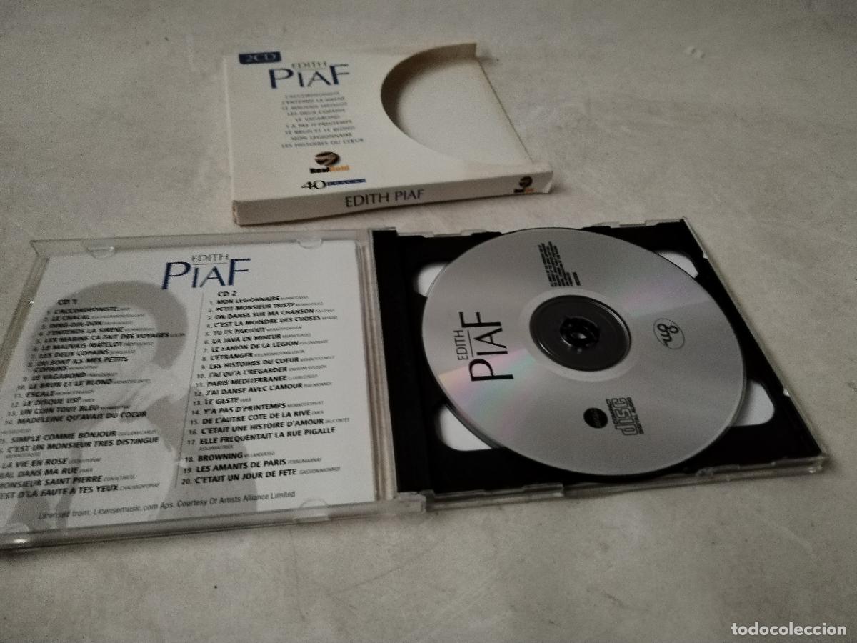 CDs de m&uacute;sica: edith piaf, 40 tracks, 2cd - c150 - Foto 4