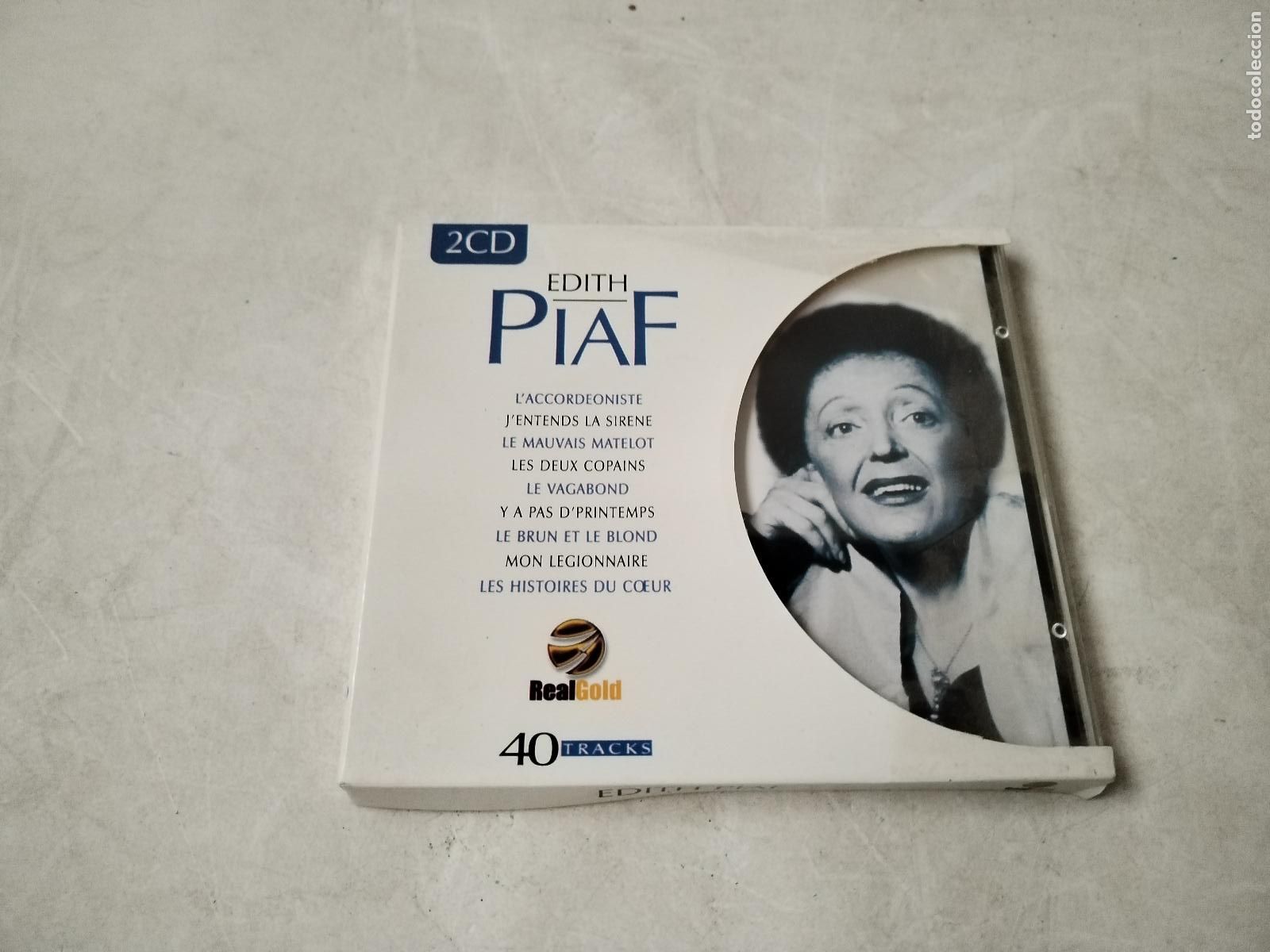CDs de m&uacute;sica: edith piaf, 40 tracks, 2cd - c150 - Foto 1