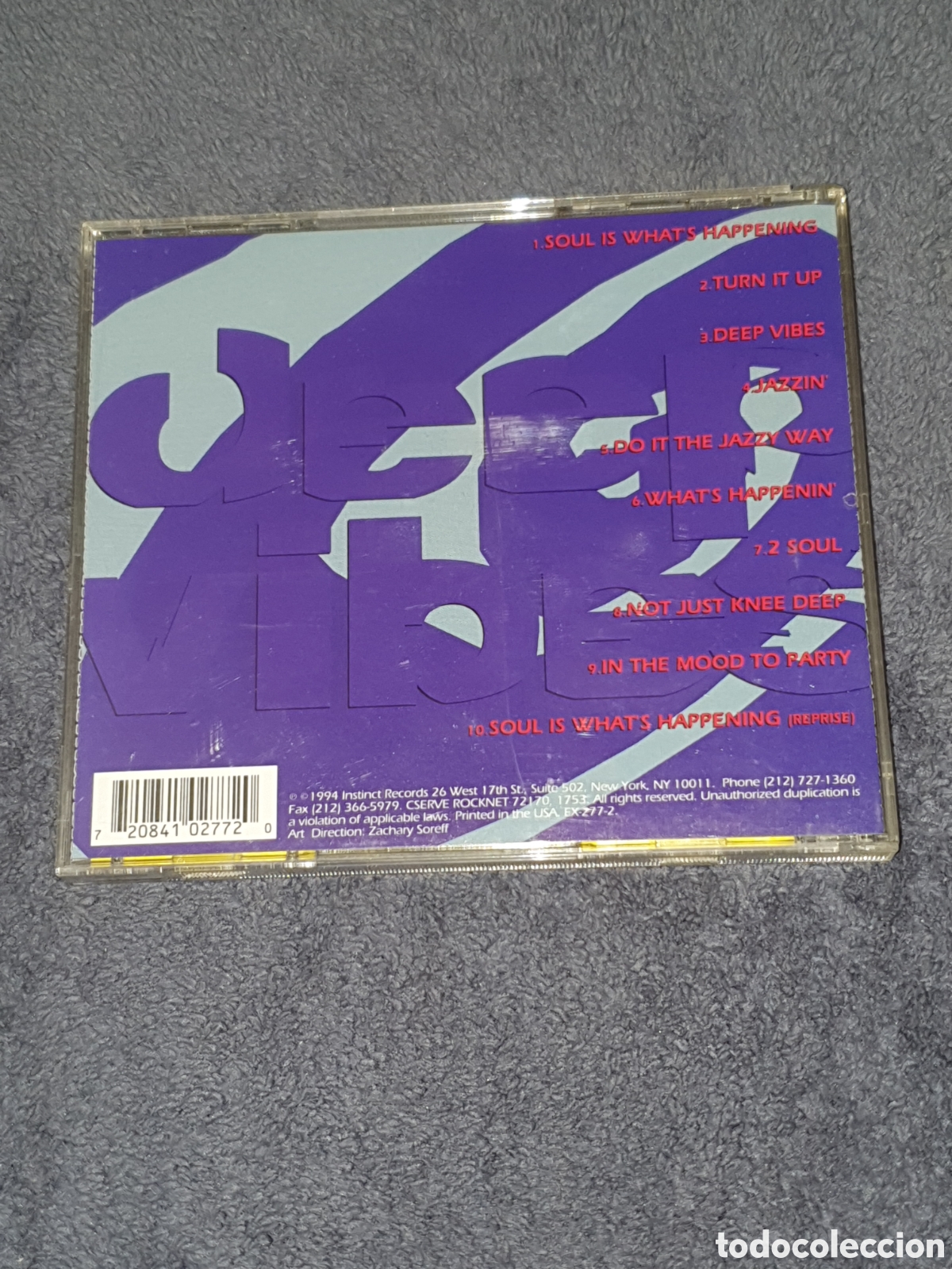 CDs de m&uacute;sica: CD-30. Swing Machine - Deep Vibes, 1994, De 2&ordf; Mano. - Foto 2