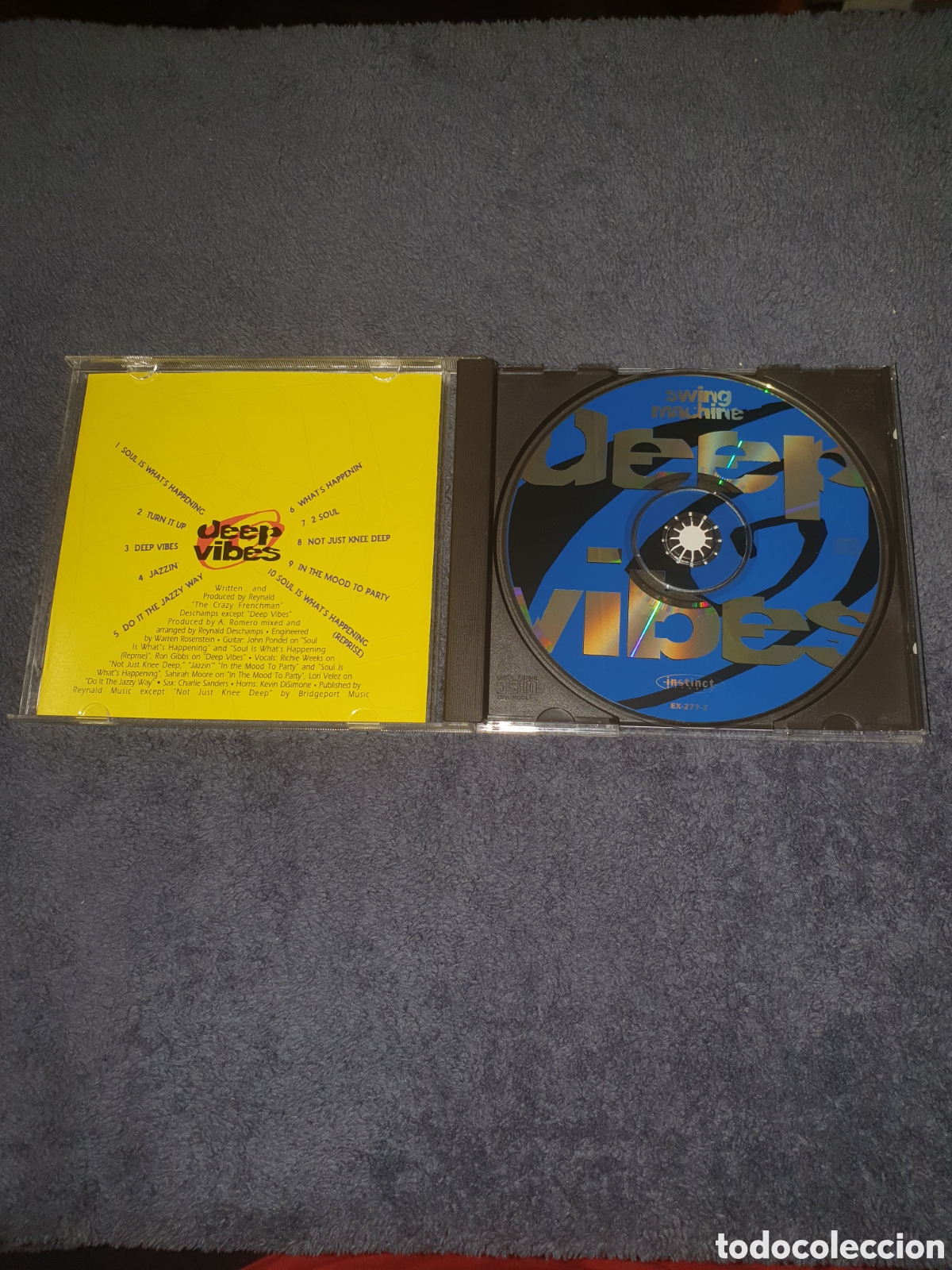CDs de m&uacute;sica: CD-30. Swing Machine - Deep Vibes, 1994, De 2&ordf; Mano. - Foto 3
