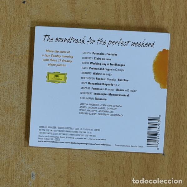 CDs de m&uacute;sica: VARIOS - A PIANMO WEEKEND - CD - Foto 2