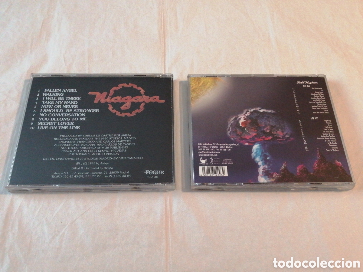 CDs de m&uacute;sica: Niagara. Now or never / Fall Higher. Tres cds en total. - Foto 4