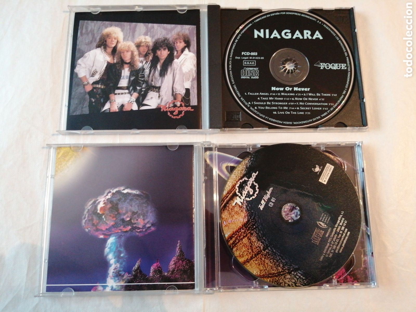 CDs de m&uacute;sica: Niagara. Now or never / Fall Higher. Tres cds en total. - Foto 7