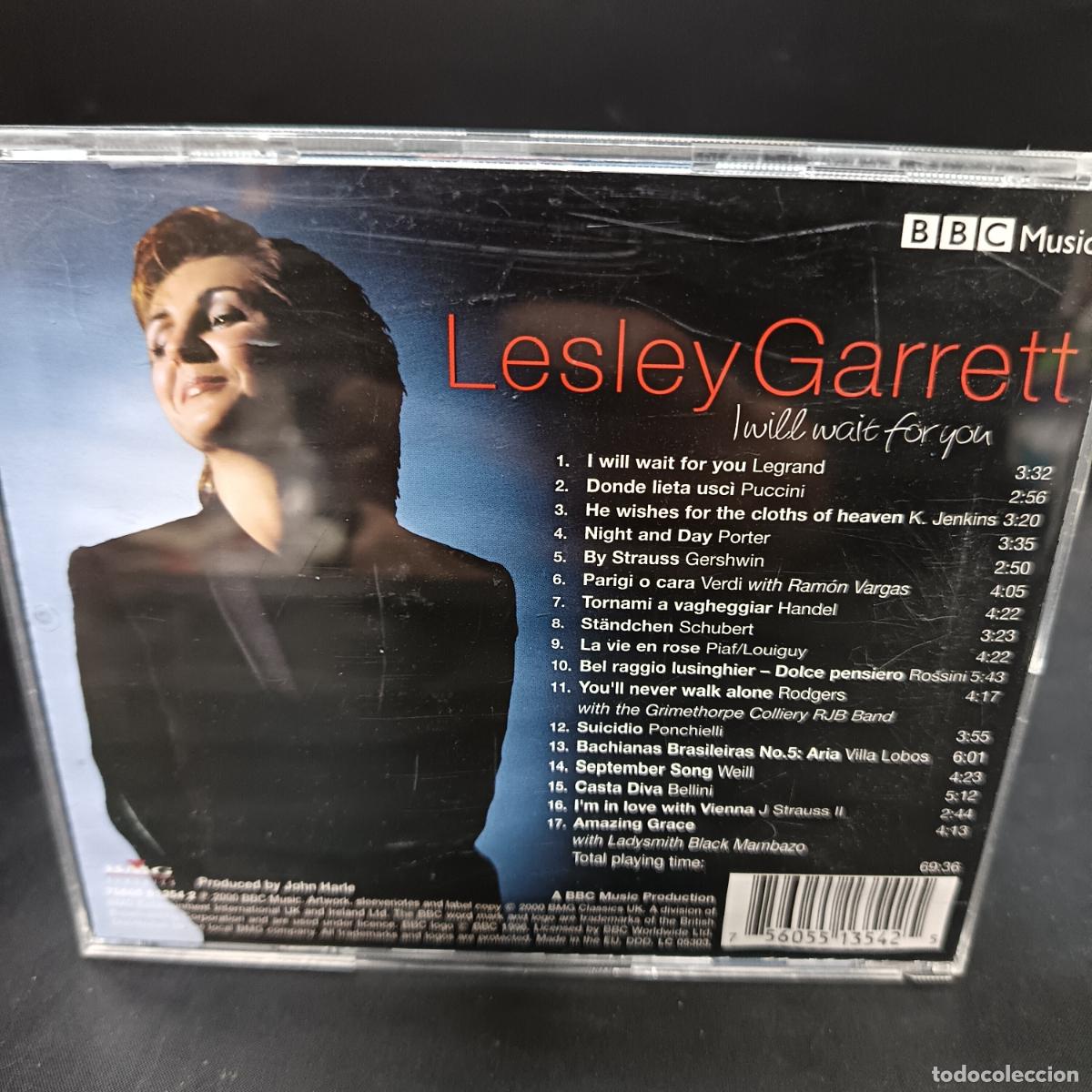 CDs de m&uacute;sica: LESLEY GARRETT, I WILL WAIT FOR YOU. CD - Foto 2