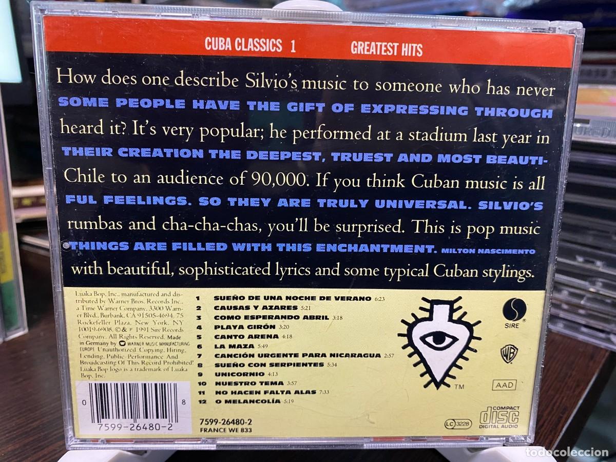 CDs de m&uacute;sica: Silvio Rodr&iacute;guez - Cuba Classics 1 - Los Grandes Exitos (CD) - Foto 2