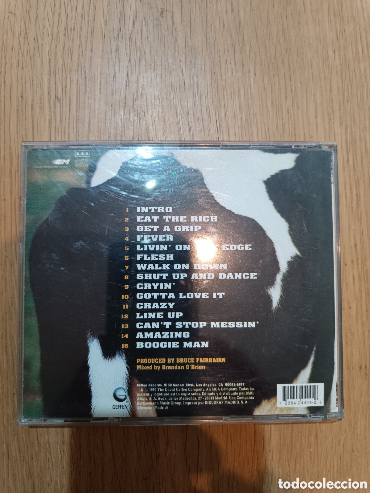 CDs de m&uacute;sica: Aerosmith CD Get A Grip - Foto 2